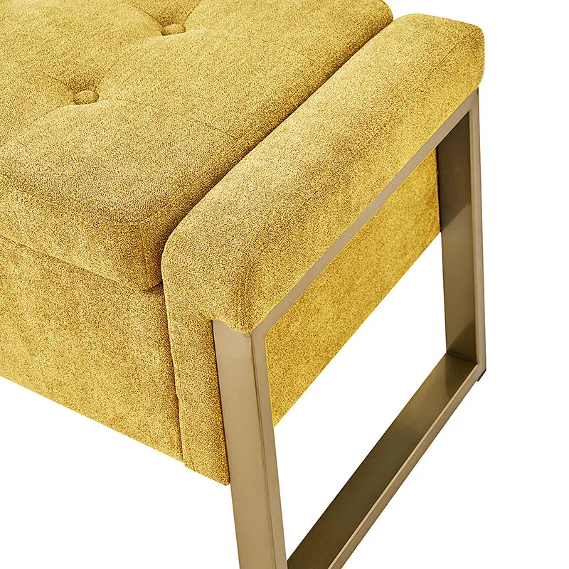 Flora Modern Upholstered Flip Top Storage Bench