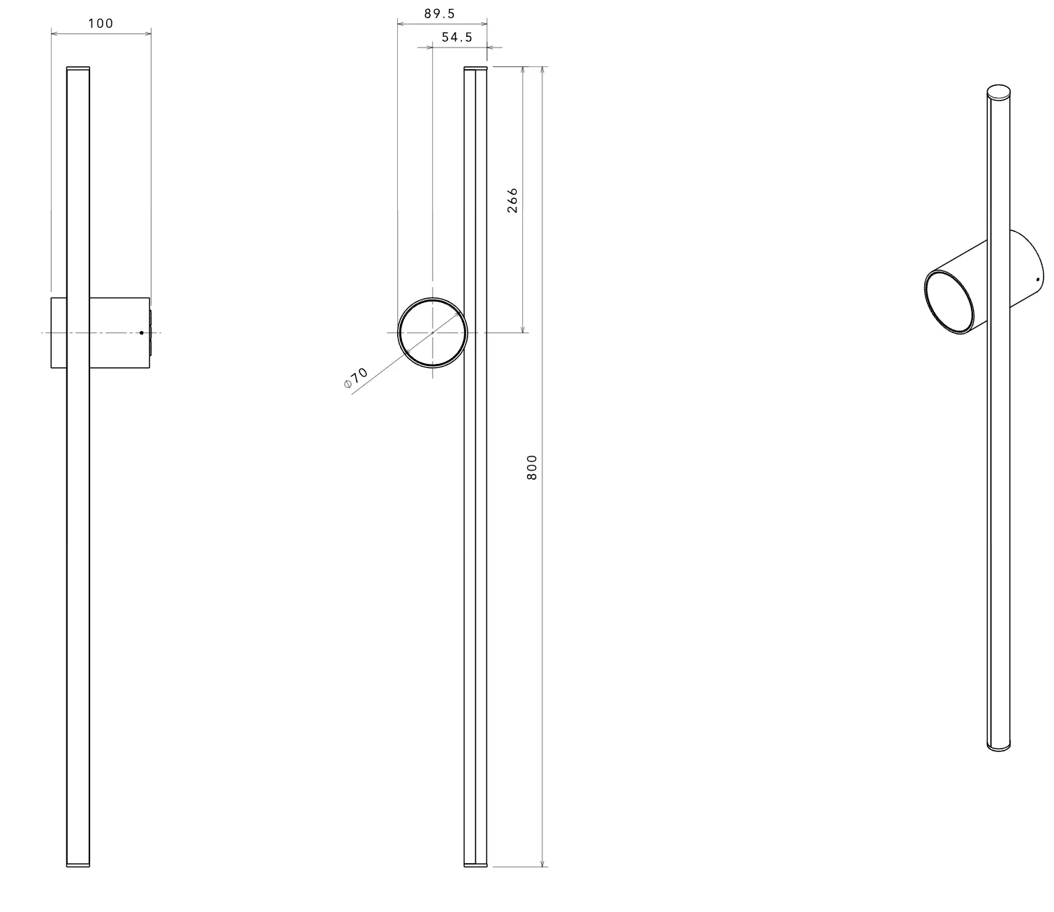 FLOS COOR W1 Wall Light - Colour Options
