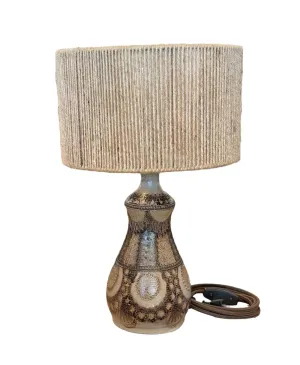 French Ceramic Table Lamp by Jean- Claude Courjault, signed