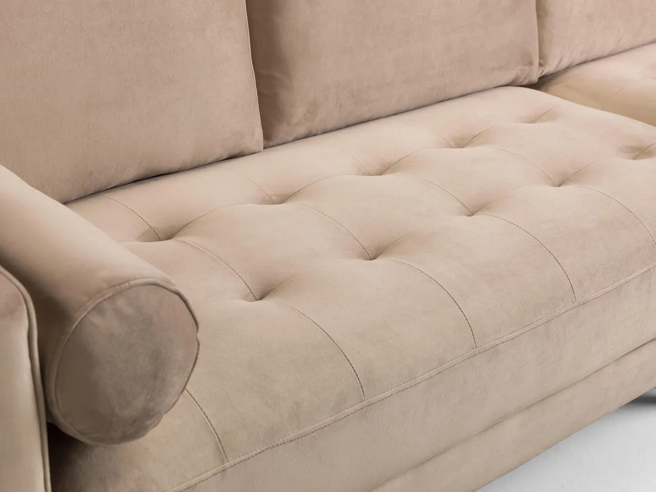 Fuji Sofa - Plush Beige 4 Seater