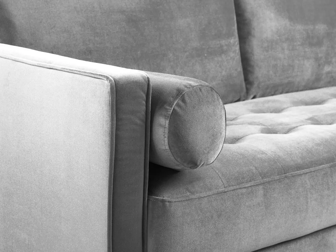Fuji Sofa - Plush Grey 4 Seater