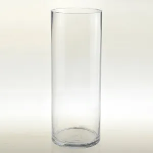 GLASS CYLINDER 15X80CM