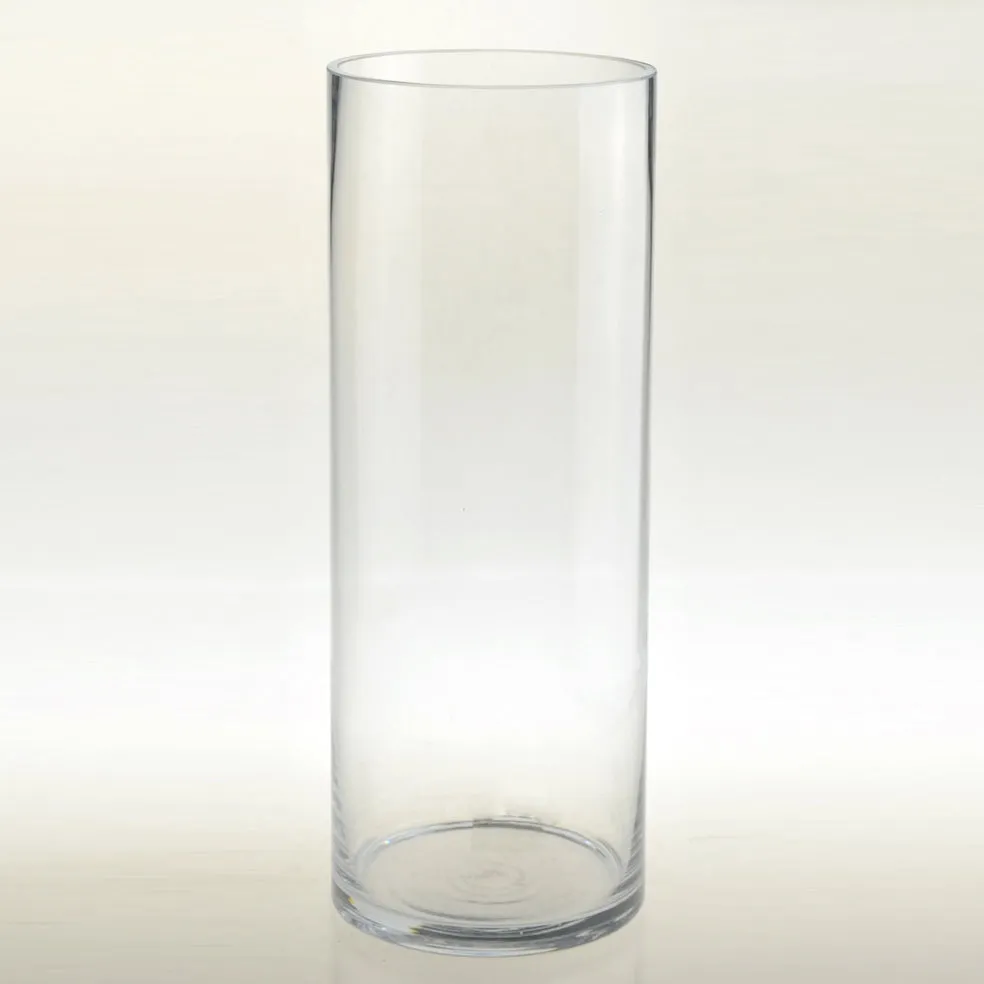 GLASS CYLINDER 15X80CM