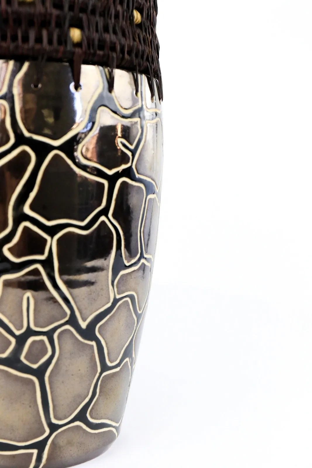 Grass and Ceramic Vase