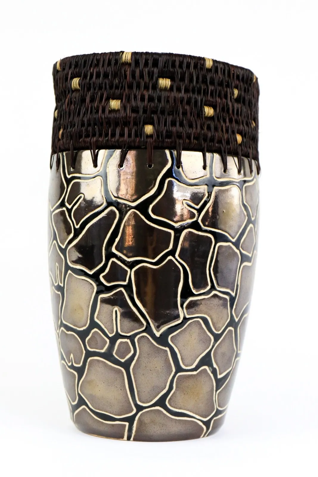 Grass and Ceramic Vase