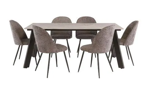 Greenwood 1.8M Dining Table - Rebecca Grey