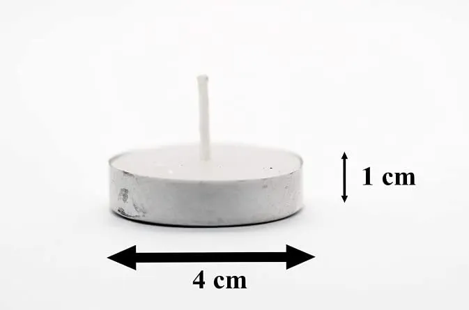 Gupila Wax Tea Light Candles || Candles for Home Decor, Diwali Decor, Birthday Decoration and for Special Occasions || Smokeless, Dripless, Odorless AndFloating Candles (Candles-200)