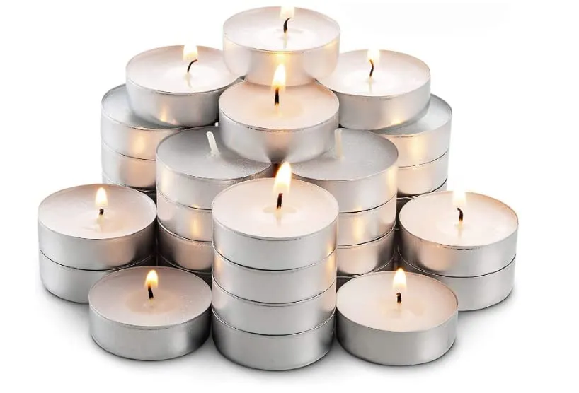 Gupila Wax Tea Light Candles || Candles for Home Decor, Diwali Decor, Birthday Decoration and for Special Occasions || Smokeless, Dripless, Odorless AndFloating Candles (Candles-200)