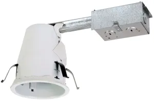 Halo E4RTATSB Recessed Housing, 4 in Dia Recessed Can, Steel :EA: QUANTITY: 1