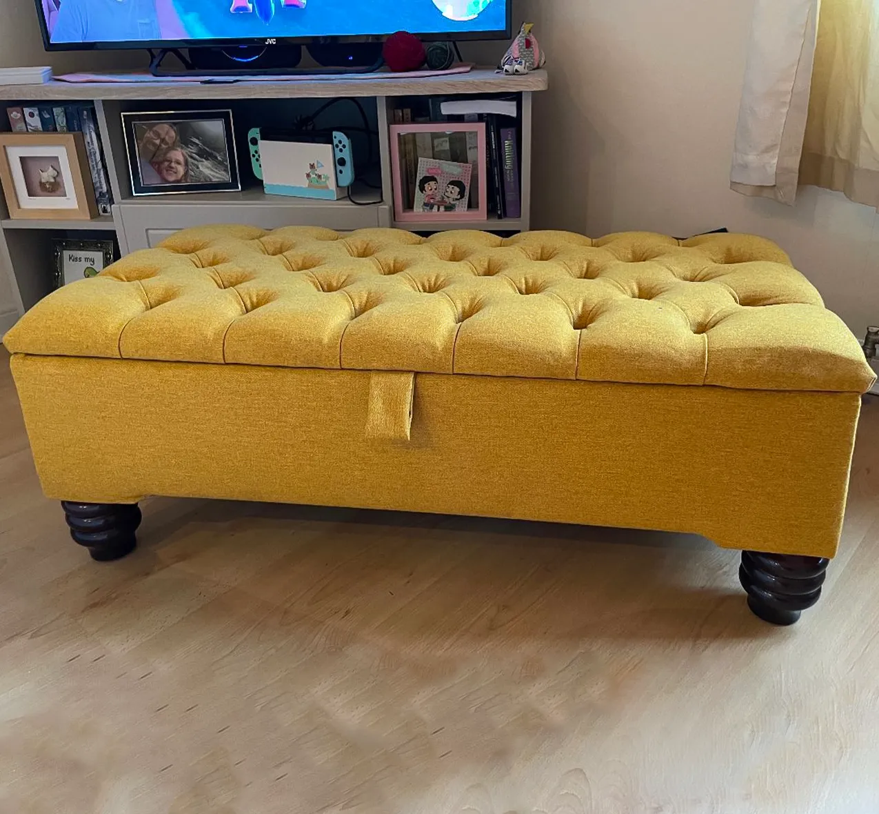 Handmade Embra Comfort Stylish Chesterfield Storage  Ottomans Box