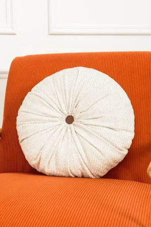 Hannah Round Cream Cushion 40cm