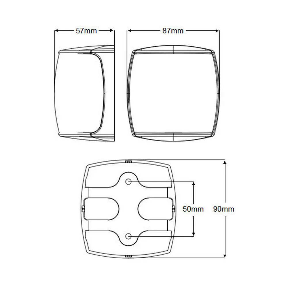 Hella Marine 2NM NaviLED PRO Starboard Navigation Lamp (Europe - BSH/Wheelmark Approved)