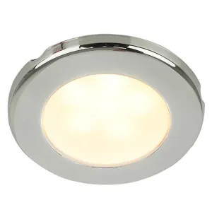 Hella Marine EuroLED 75 3" Round Screw Mount Down Light - Warm White LED - Stainless Steel Rim - 24V [958109121]