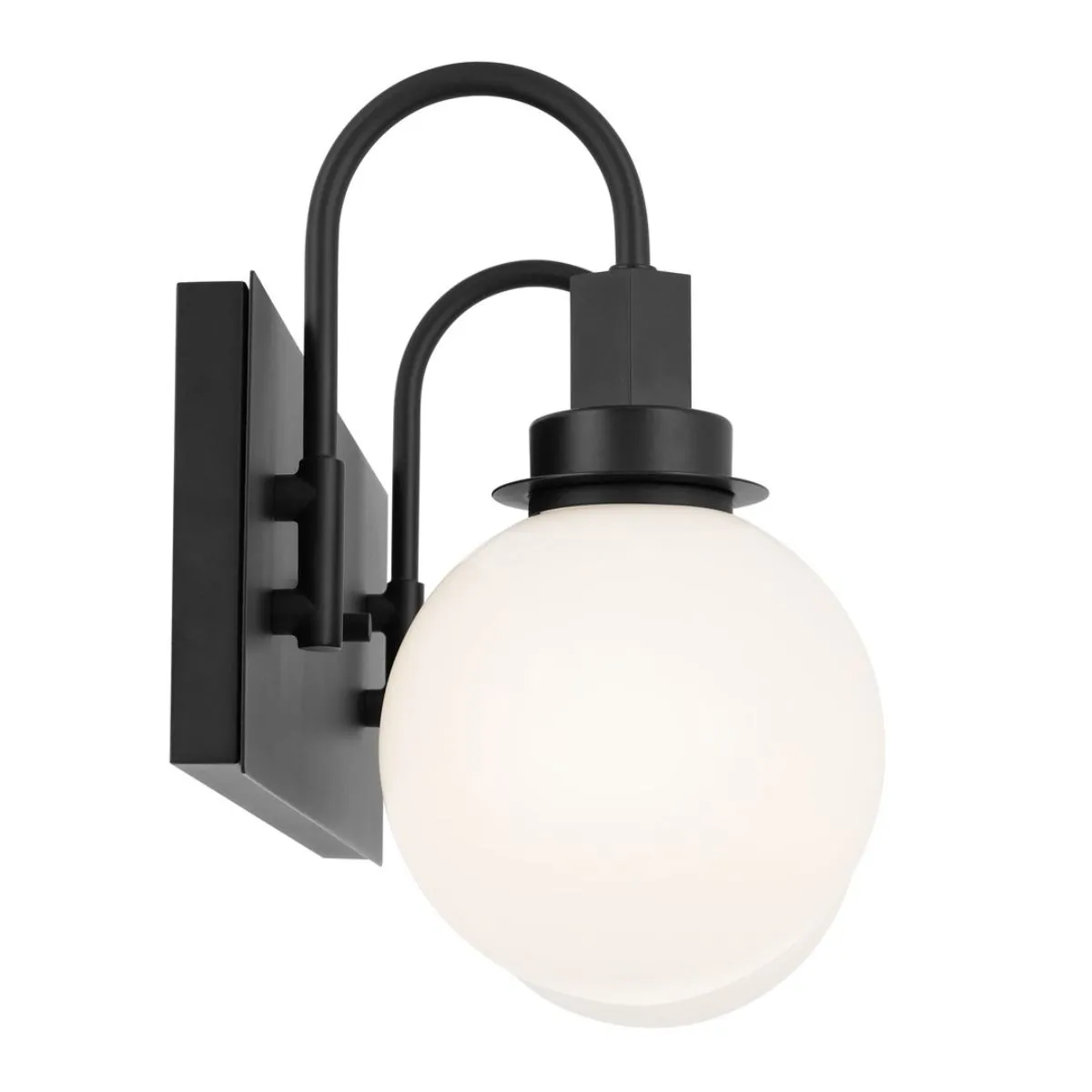 Hex 14 in. 2 Lights Vanity Light Black Finish