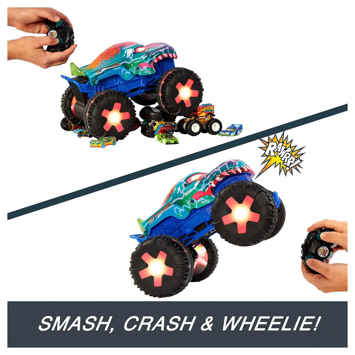 Hot Wheels Monster Trucks Mega Wrex Alive RC