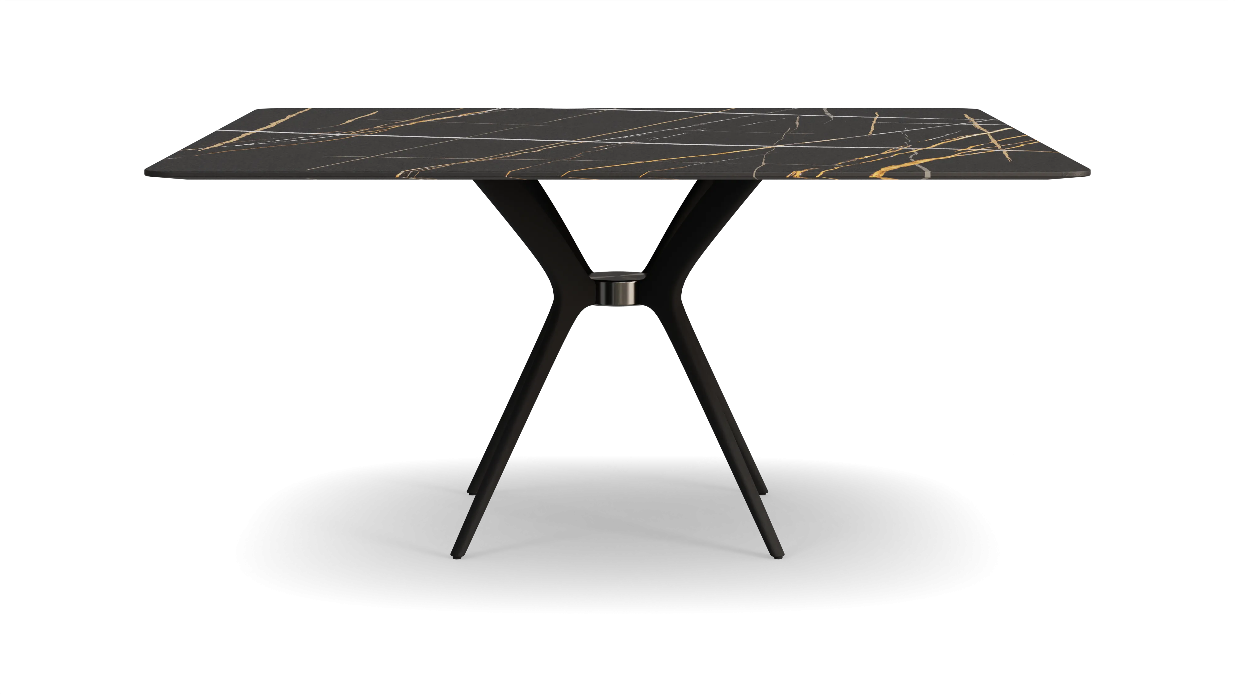 Icon Square Dining Table Black