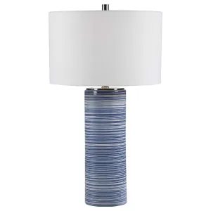 Indigo Column table lamp
