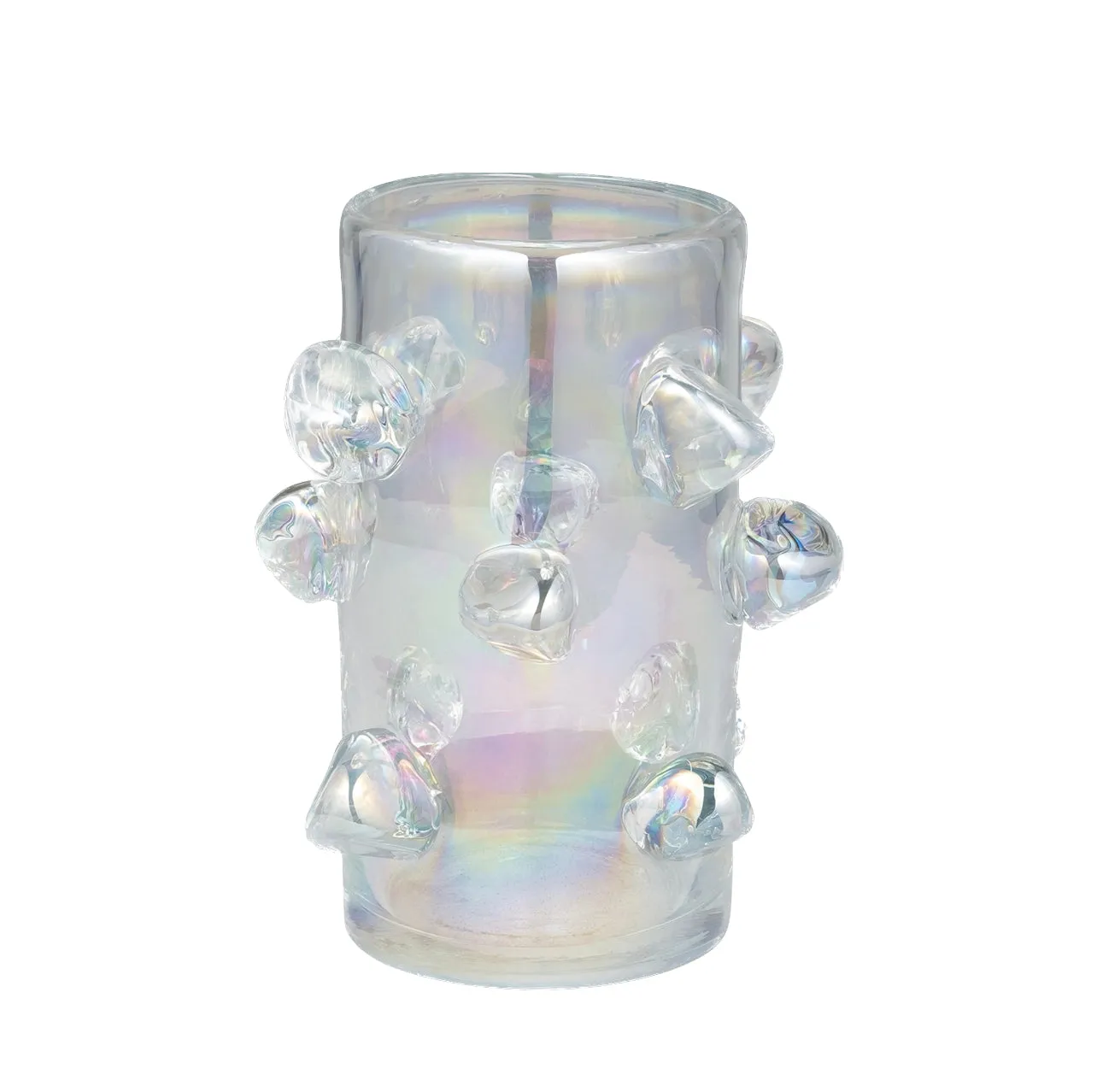 Irid Vase W/ Knots
