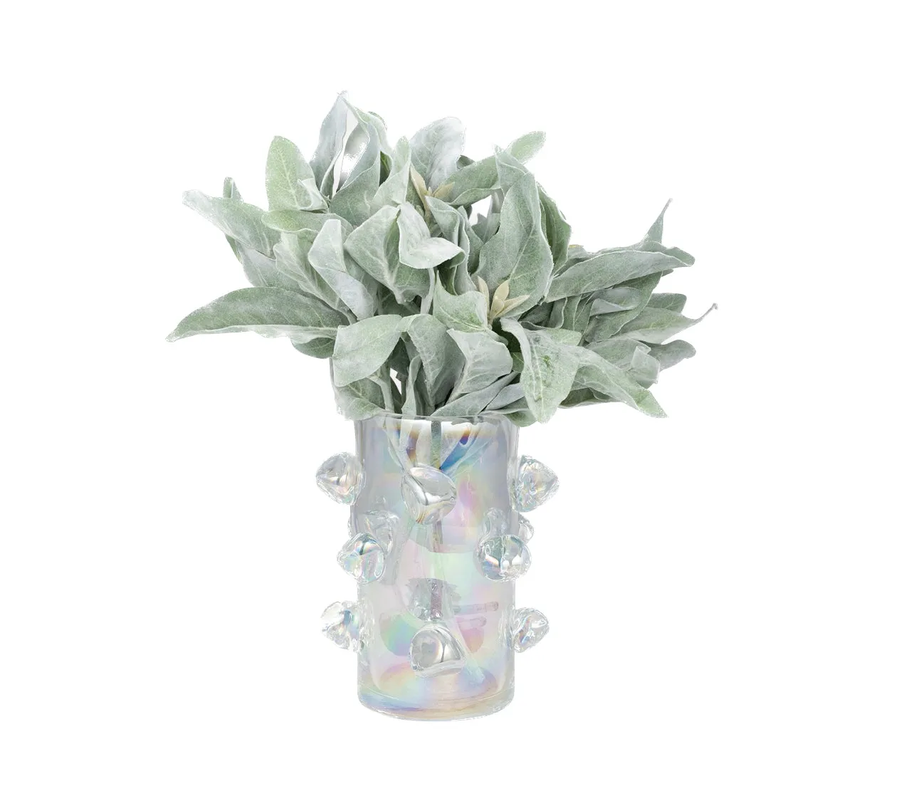Irid Vase W/ Knots