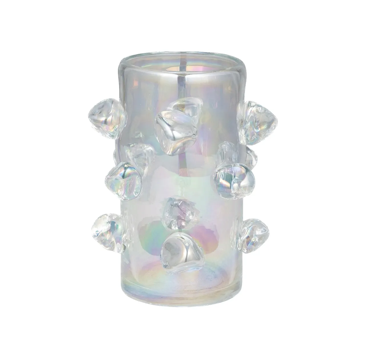 Irid Vase W/ Knots