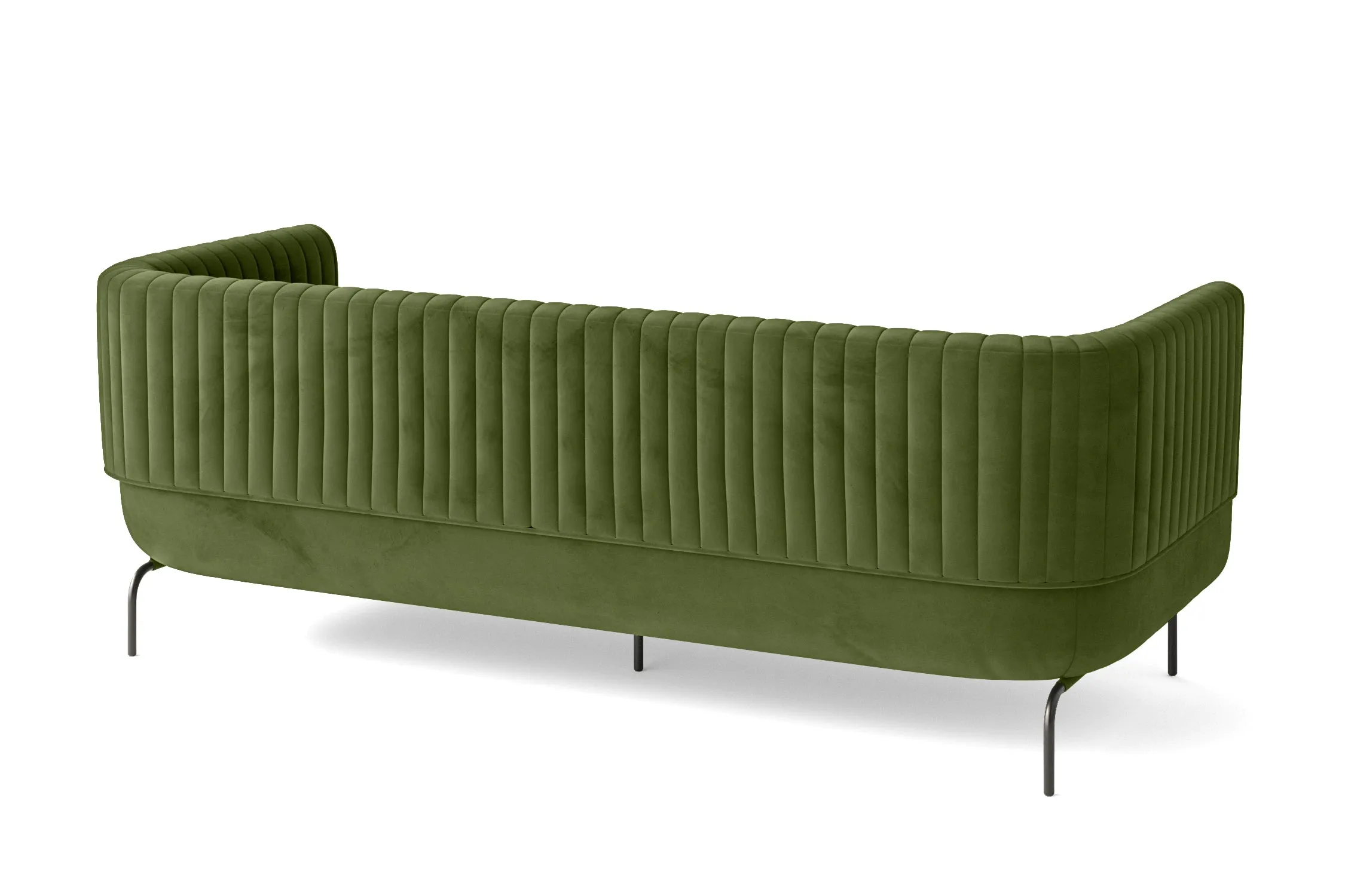 Jackson 3 Seater Sofa Lime Velvet