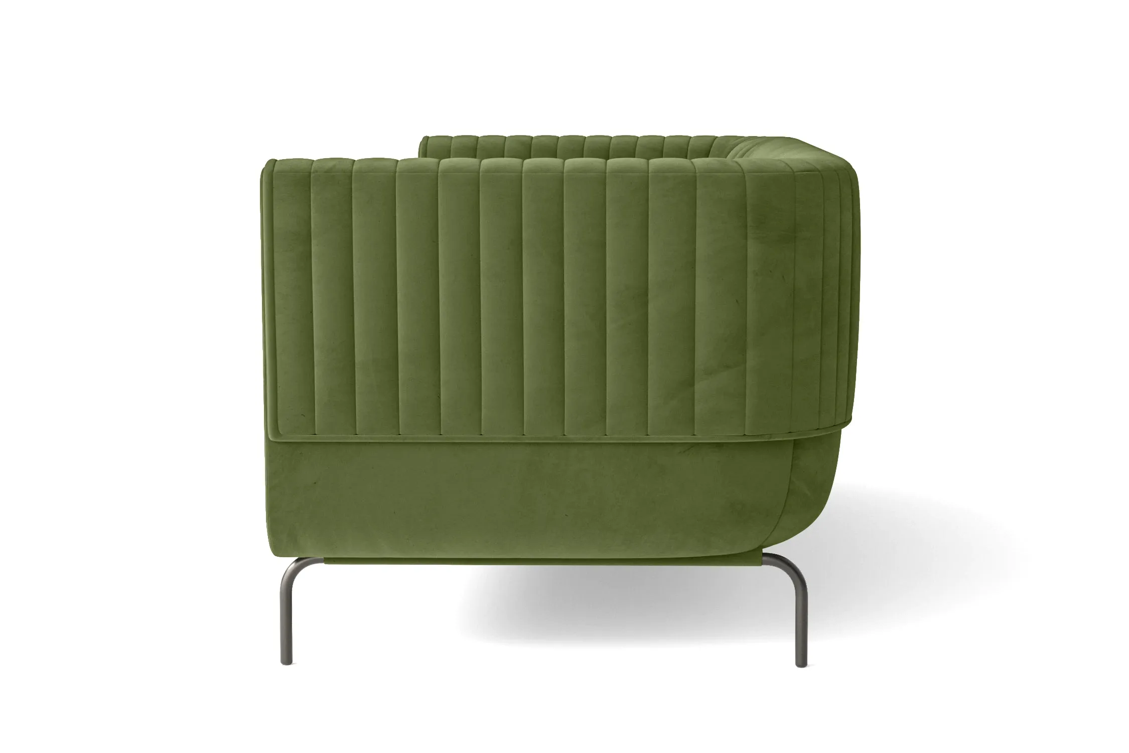 Jackson 3 Seater Sofa Lime Velvet