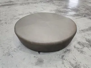 Johanna Large Ottoman Reverse Under Coffee Table in Olive Leather