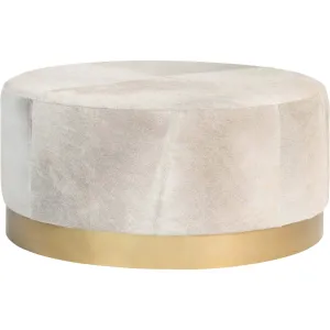 Jordan Ottoman, Frosted Hide