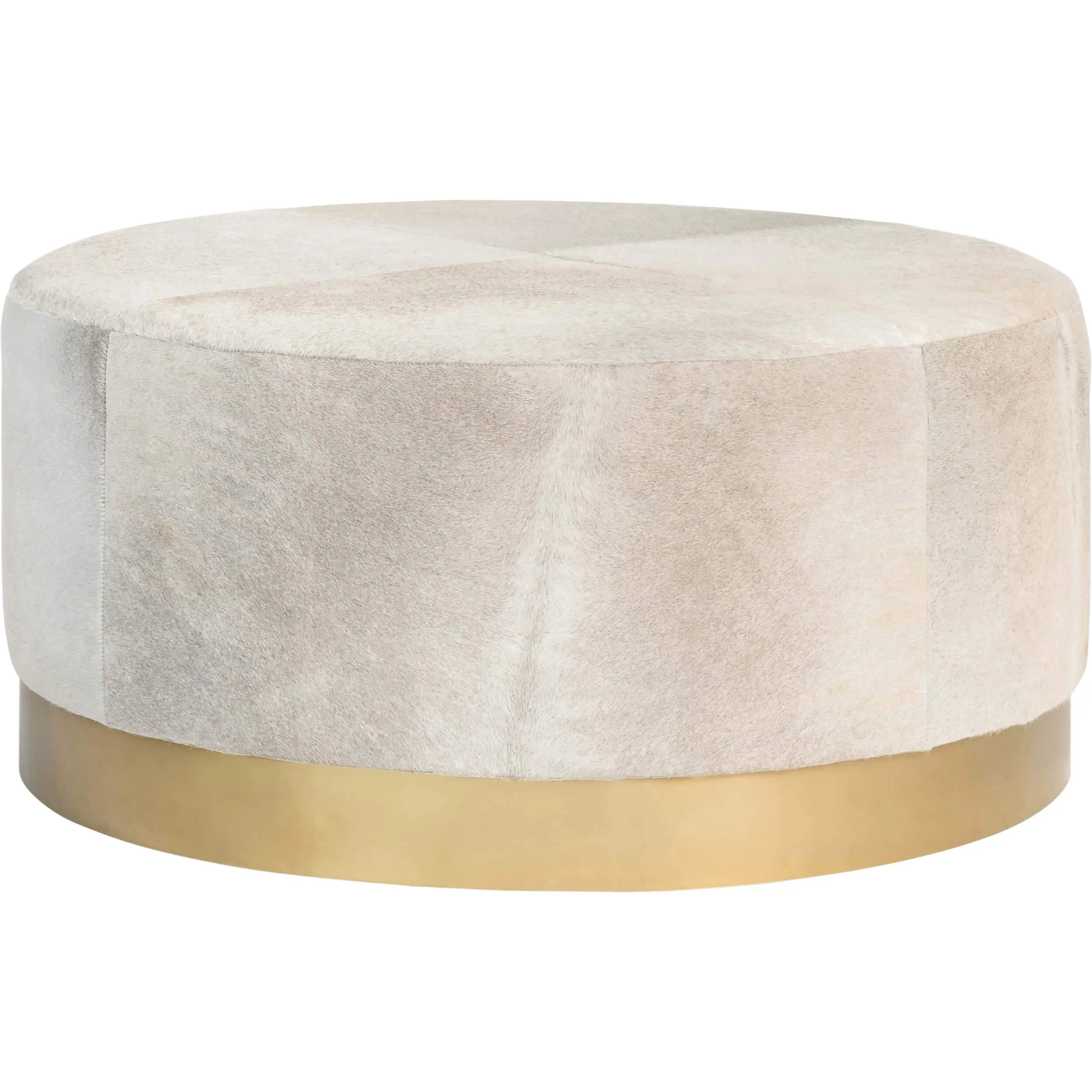 Jordan Ottoman, Frosted Hide