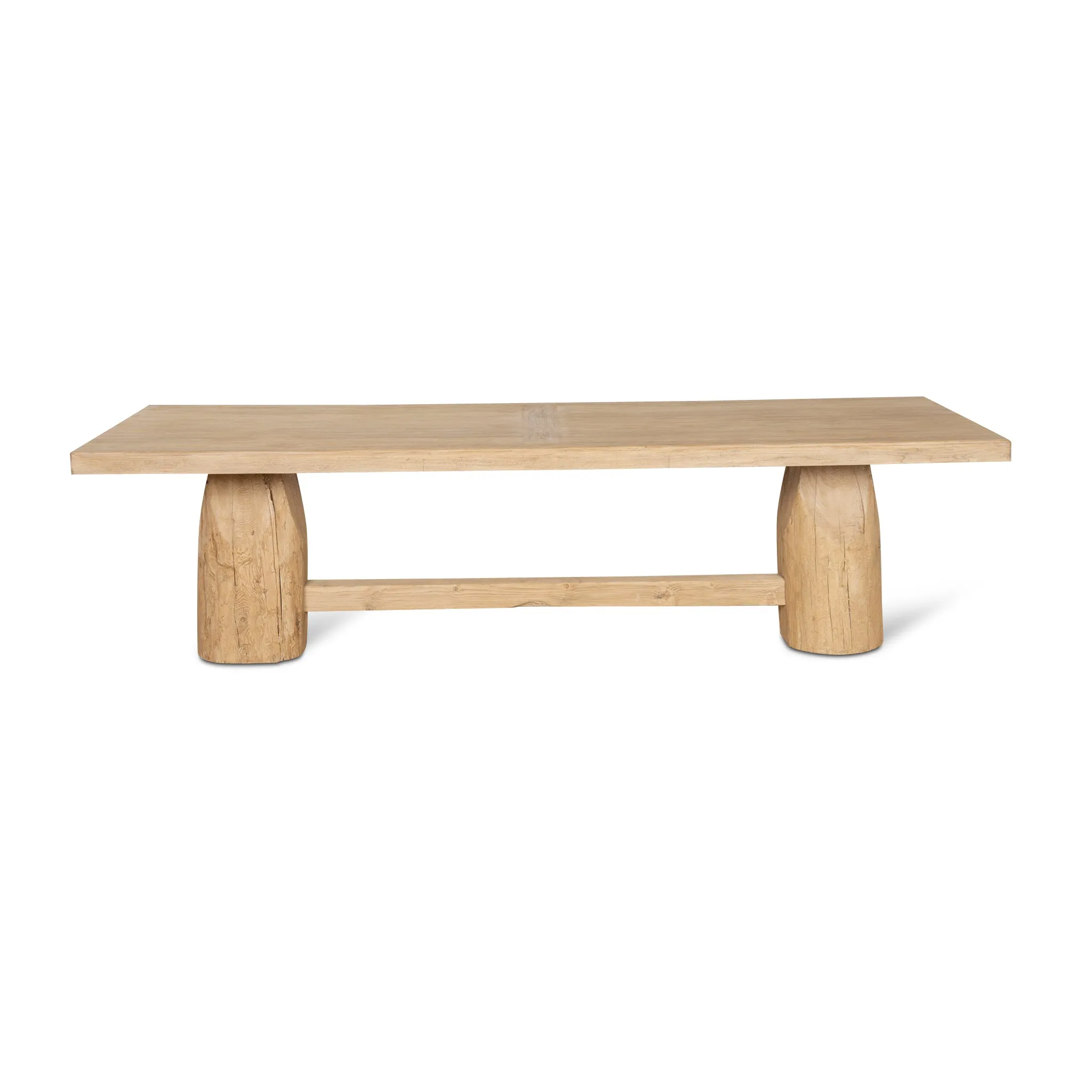 Josif 2.8m Elm Dining Table - Natural