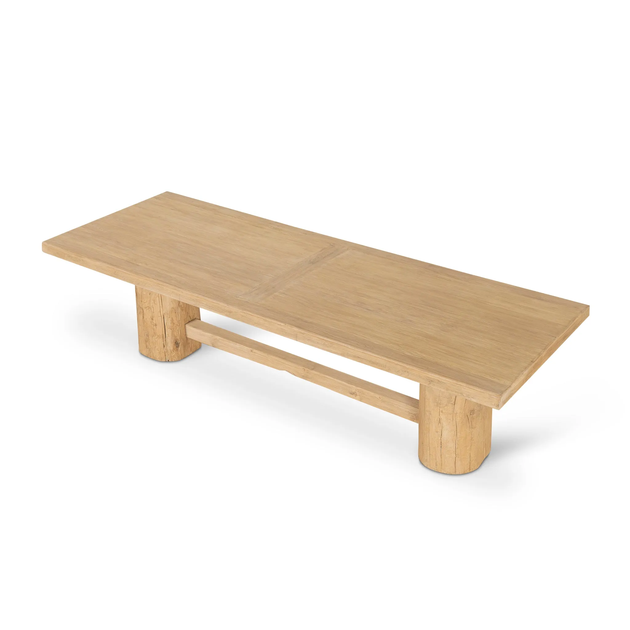 Josif 2.8m Elm Dining Table - Natural
