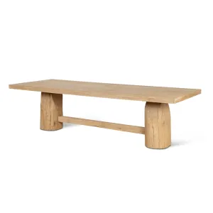 Josif 2.8m Elm Dining Table - Natural