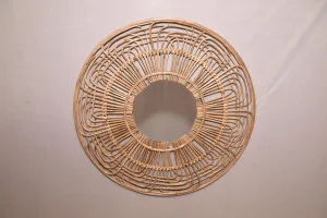 KAM HOME Mirror for Wall Vintage Rope Antique Home Decorative Mirror for Home Decor Living Room and Bedroom Wash Basin Bathroom Mirror Lobby Mirror494
