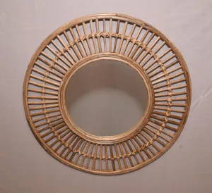 KAM HOME Mirror for Wall Vintage Rope Antique Home Decorative Mirror for Home Decor Living Room and Bedroom Wash Basin Bathroom Mirror Lobby Mirror506