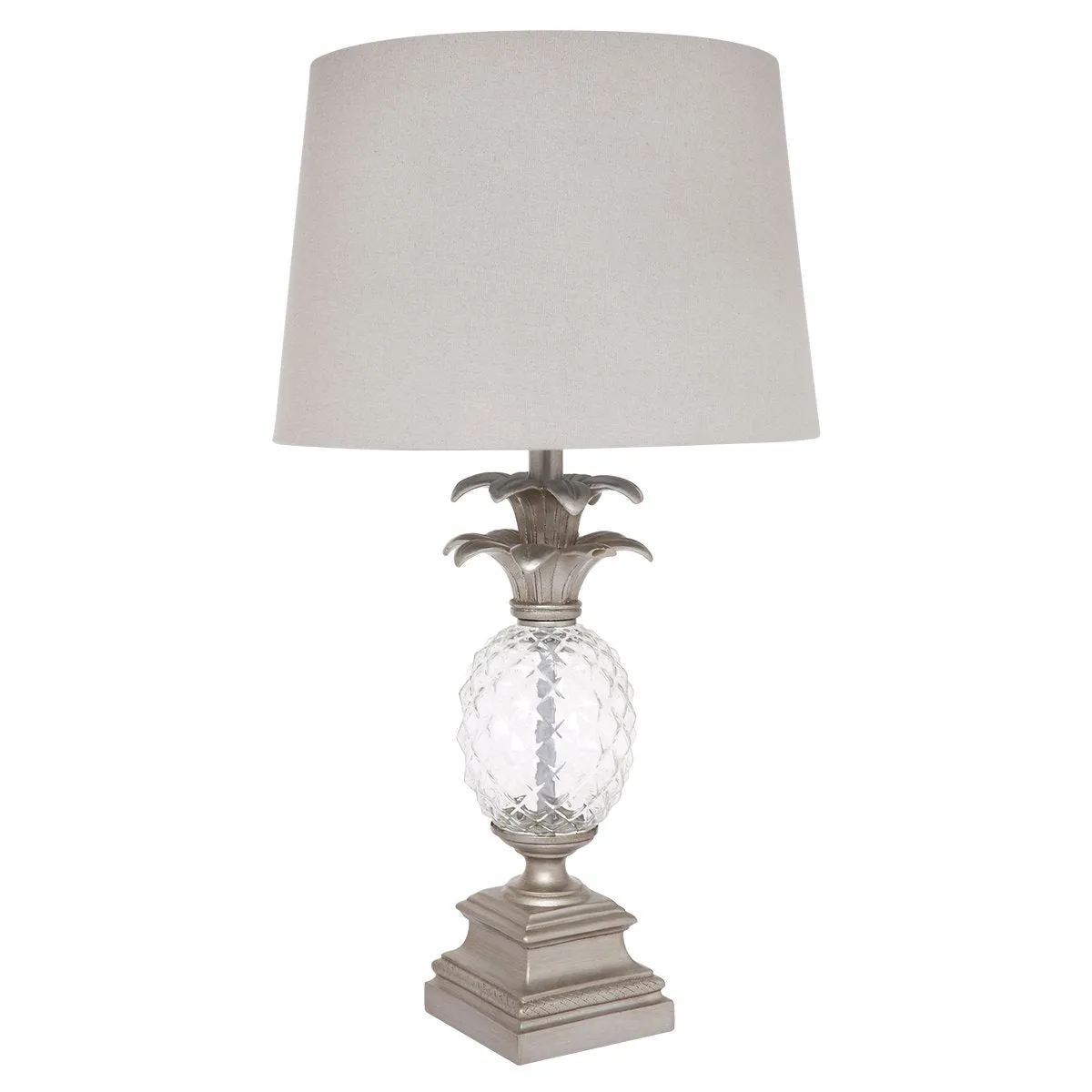 Langley Table Lamp - Antique Silver