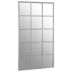 Large Rectangular Wall Grid Mirror