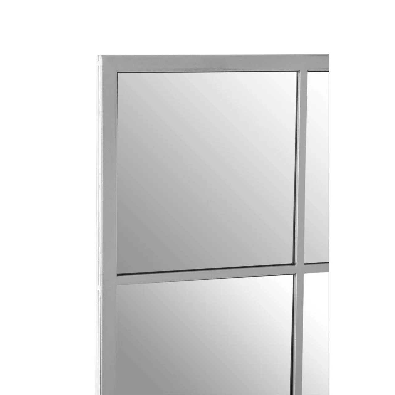 Large Rectangular Wall Grid Mirror