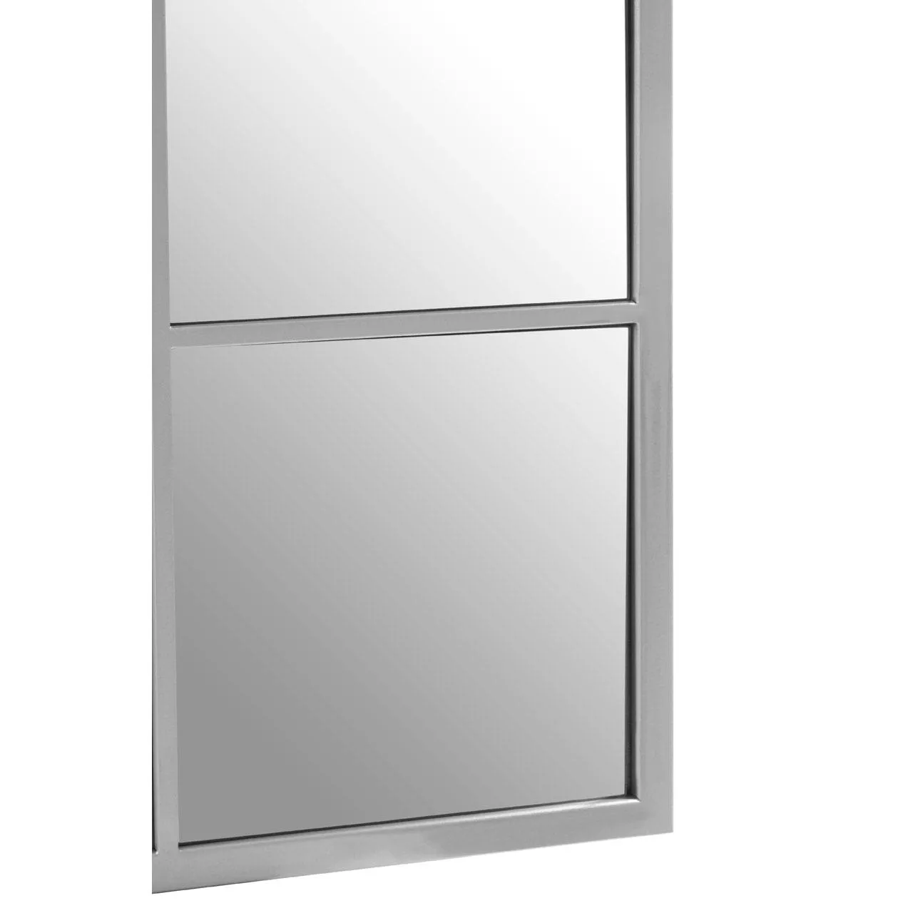 Large Rectangular Wall Grid Mirror