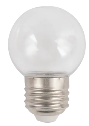 LED Bulb G45 1.5W Clear Warmwhite E27
