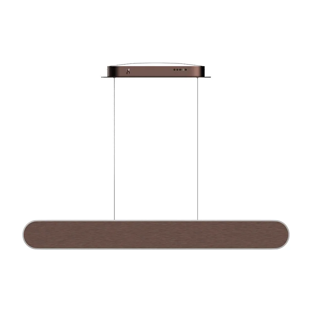 LED Pendant Light Fixture, Dimmable, 3000K (Warm White), Brushed Brown (P2171-900)