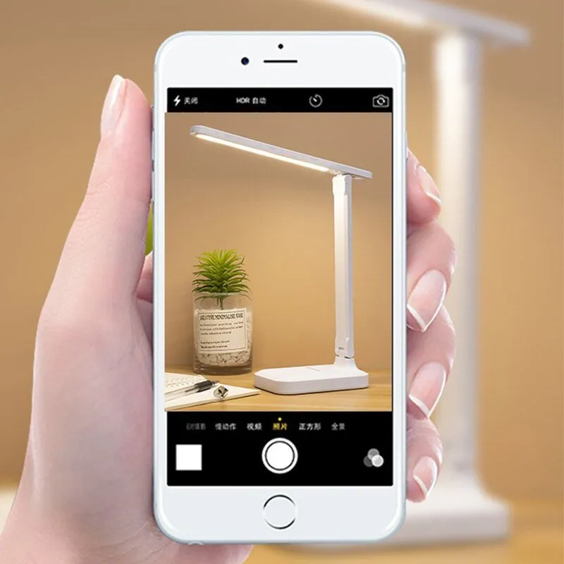 LED Table Lamp - USB Chargeable with Dimmable Features