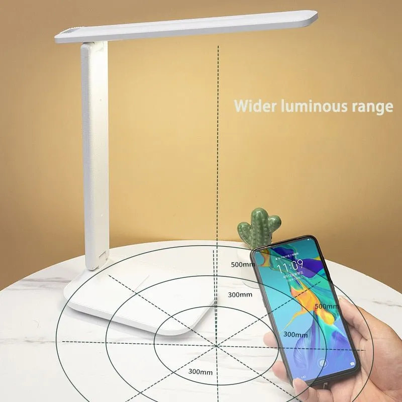 LED Table Lamp - USB Chargeable with Dimmable Features