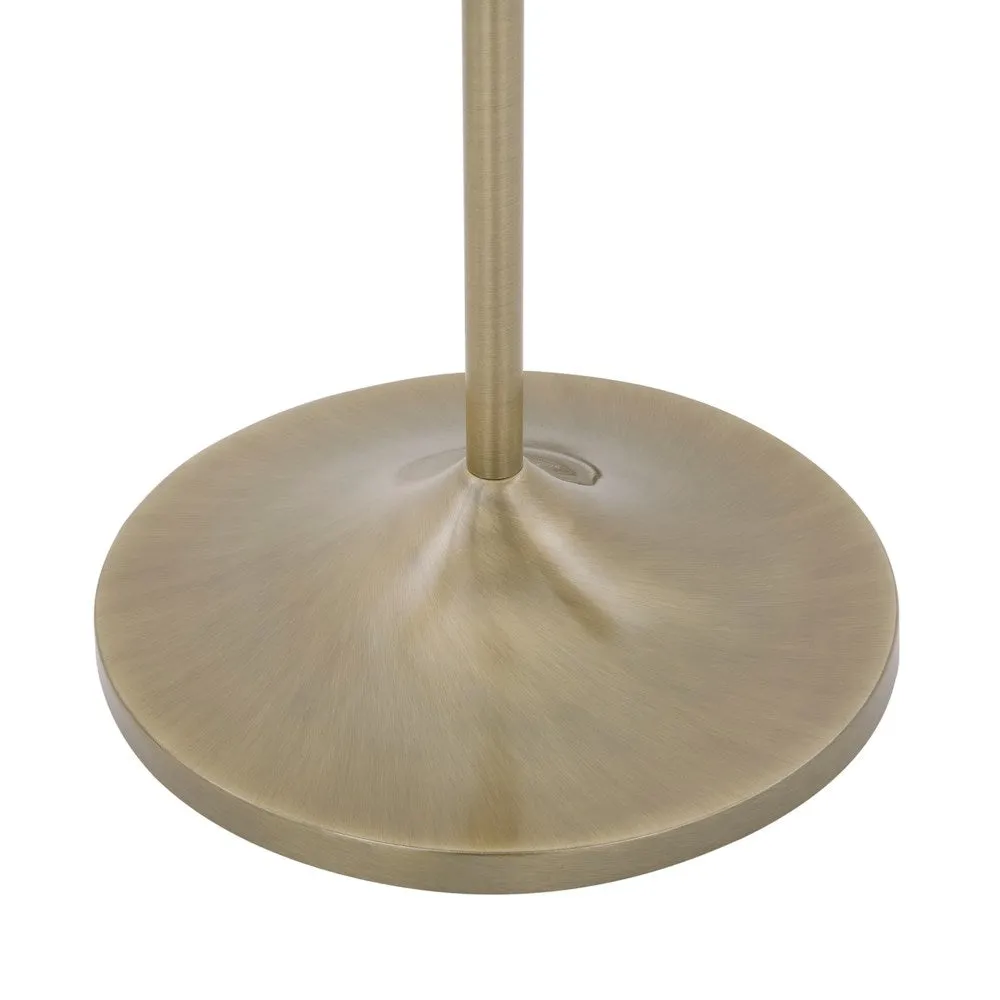 Leipzig LED Torchiere in Antique Brass
