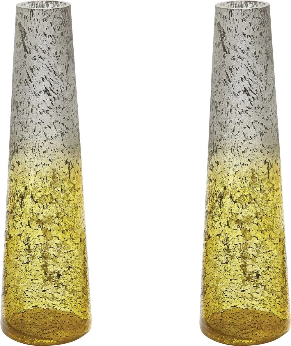 Lemon Ombre Snorkel Vase