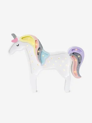 Little Lights Unicorn Lamp in White (30x38x5.5 cm)