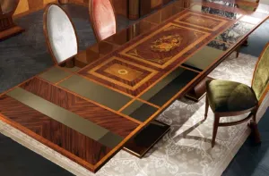 Luci Della Ribalta' extendable Table With Mirrors TA27