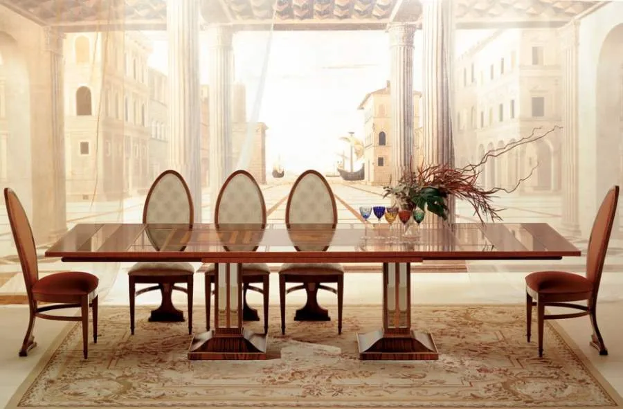 Luci Della Ribalta' extendable Table With Mirrors TA27