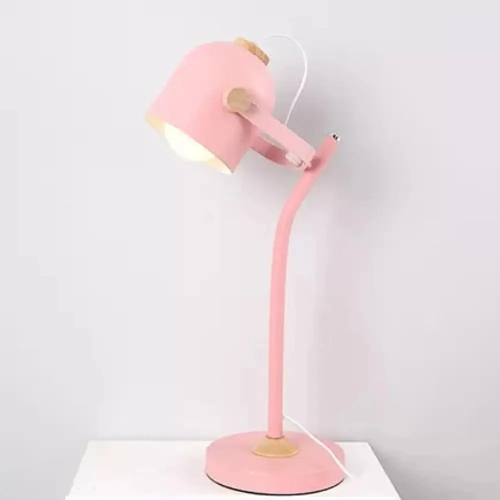 Macaron Desk Light: Stylish and Rotatable, Metal Reading Light for Study Room