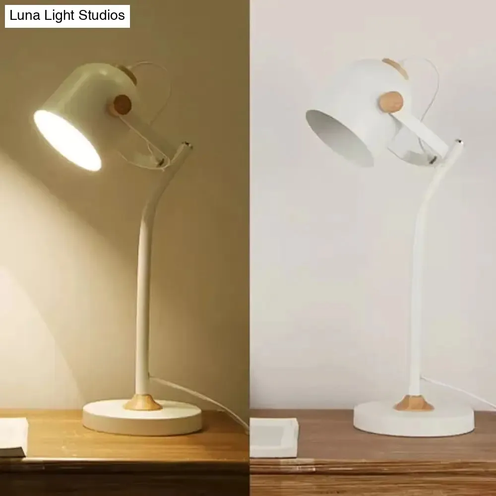 Macaron Desk Light: Stylish and Rotatable, Metal Reading Light for Study Room