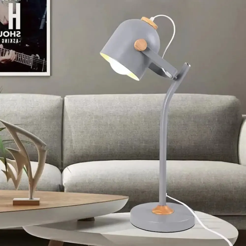Macaron Desk Light: Stylish and Rotatable, Metal Reading Light for Study Room